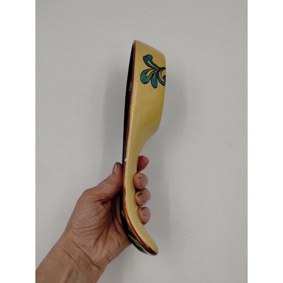 Mexican Talavera Large Spoon Rest 10" Bright Colors - Picture 4 of 10